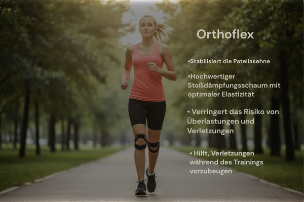 Flexibler Knie-Schutz für Sportlerinnen